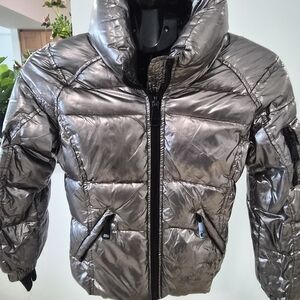 Metallic Puffer Jacket